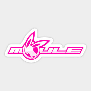 MOULE Logo Pink Outline Sticker